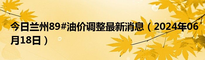 兰州油价动态调整及对经济的影响分析