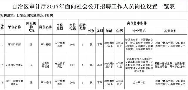 奇台县审计局最新招聘信息全面解析